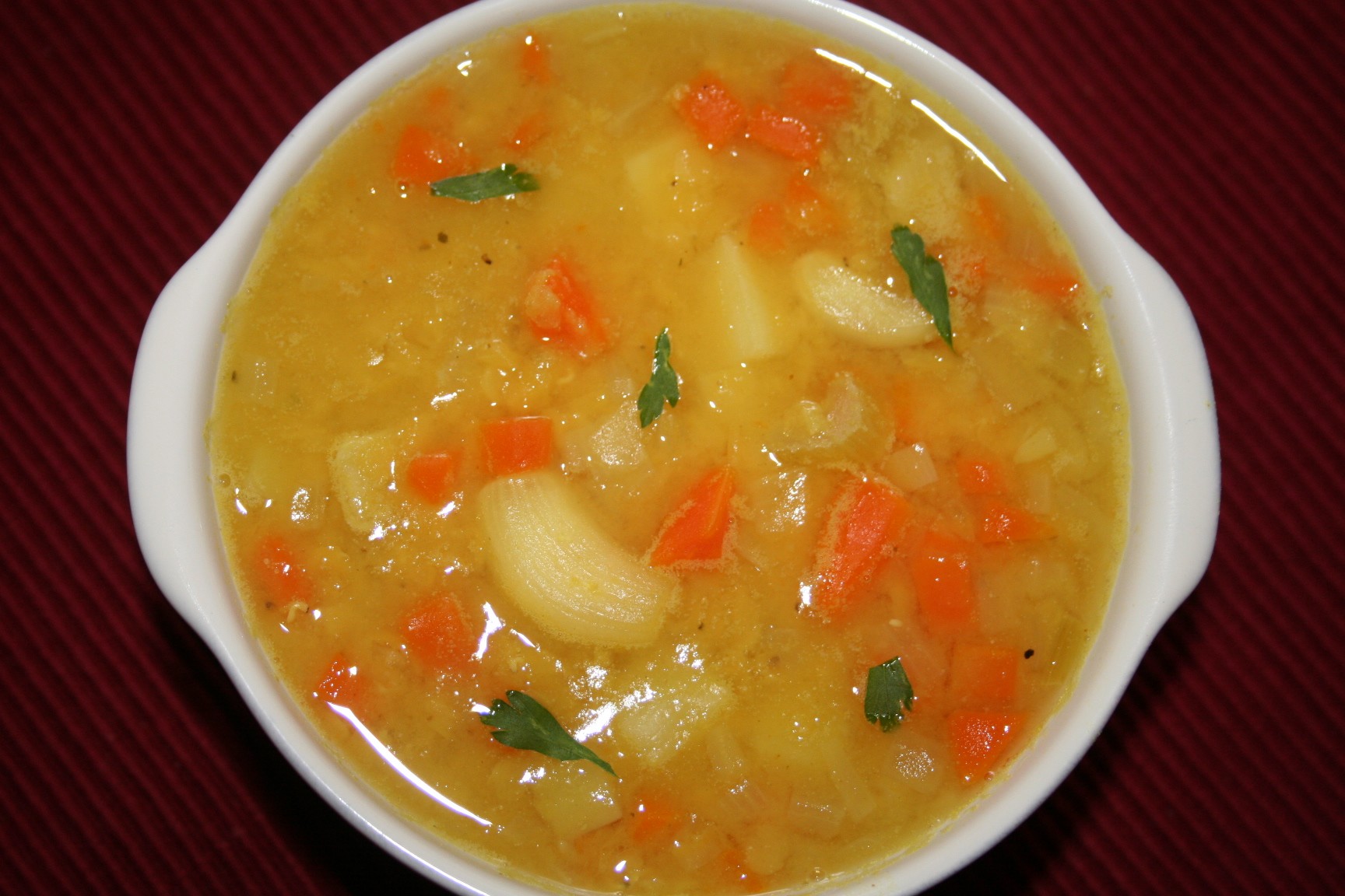 Вегетарианский суп при дерматите