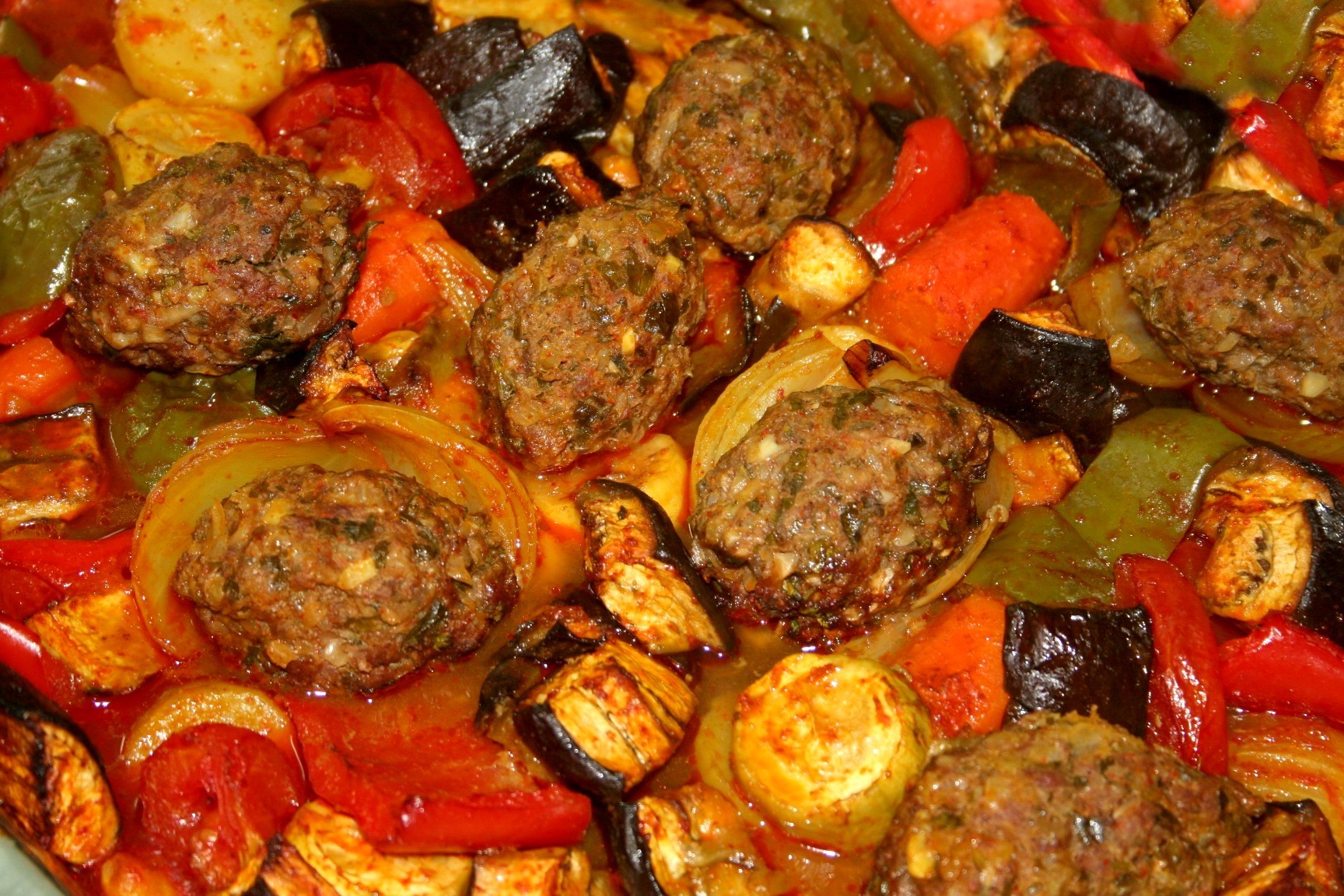 קבב טורקי עם ירקות נימוחים