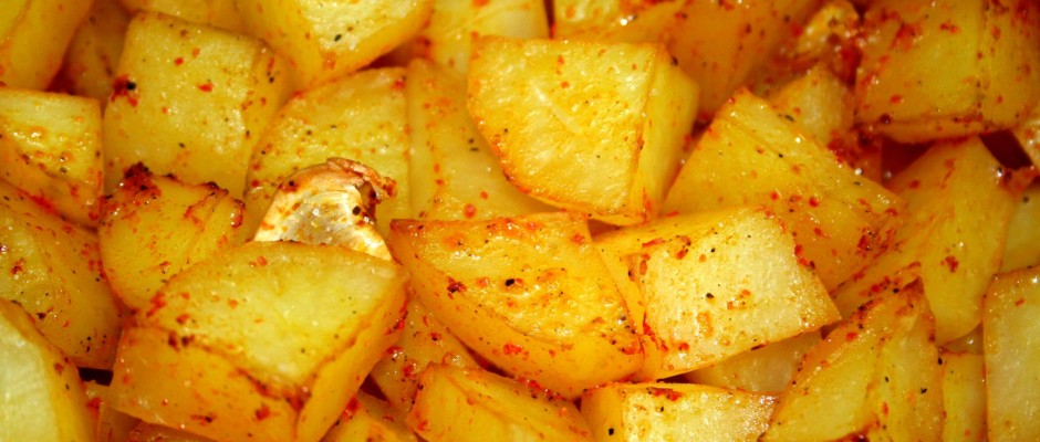 תפוחי אדמה מתובלים בתנור