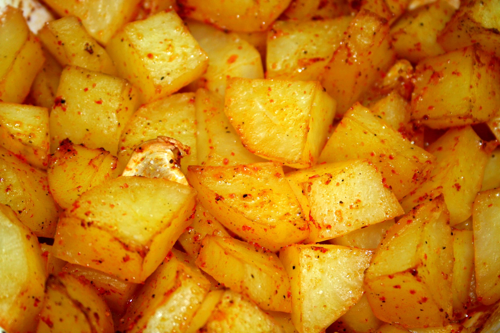 תפוחי אדמה מתובלים בתנור