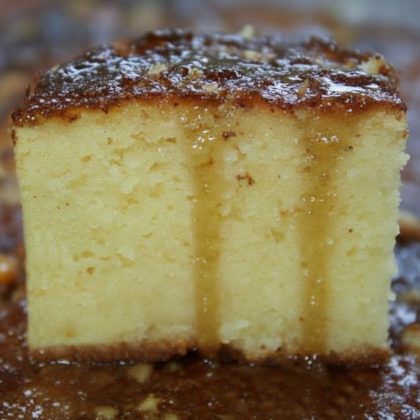 עוגת מייפל פרווה רכה ועסיסית