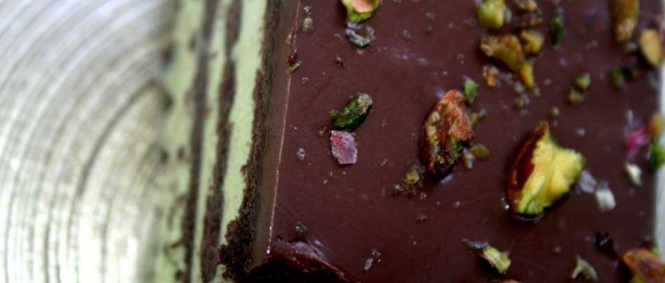 עוגת ביסקוויטים שוקולד פיסטוק