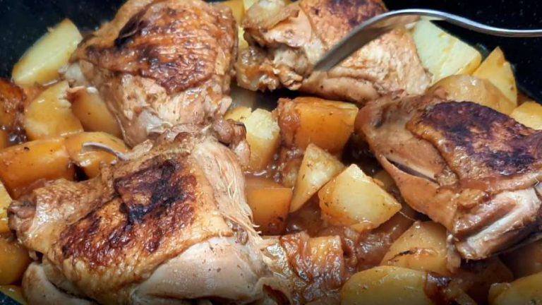 עוף ותפוחי אדמה מתכון קל