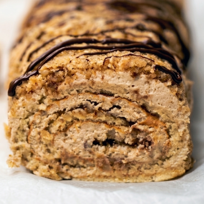 רולדת קפה ואגוזים כשרה לפסח