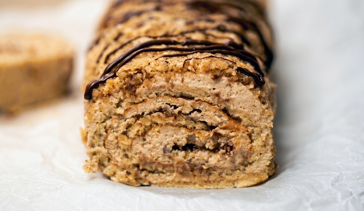 רולדת  קפה ואגוזים כשרה לפסח